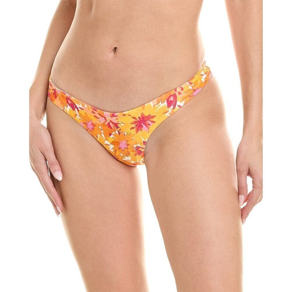 NWOT Vix Paula Hermanny lowana mustard giulia brazilian string bottom size M